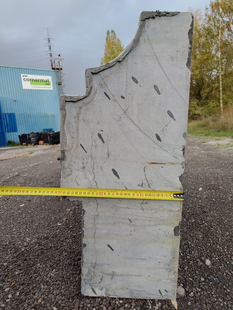 Bordure pierre bleue belge - m