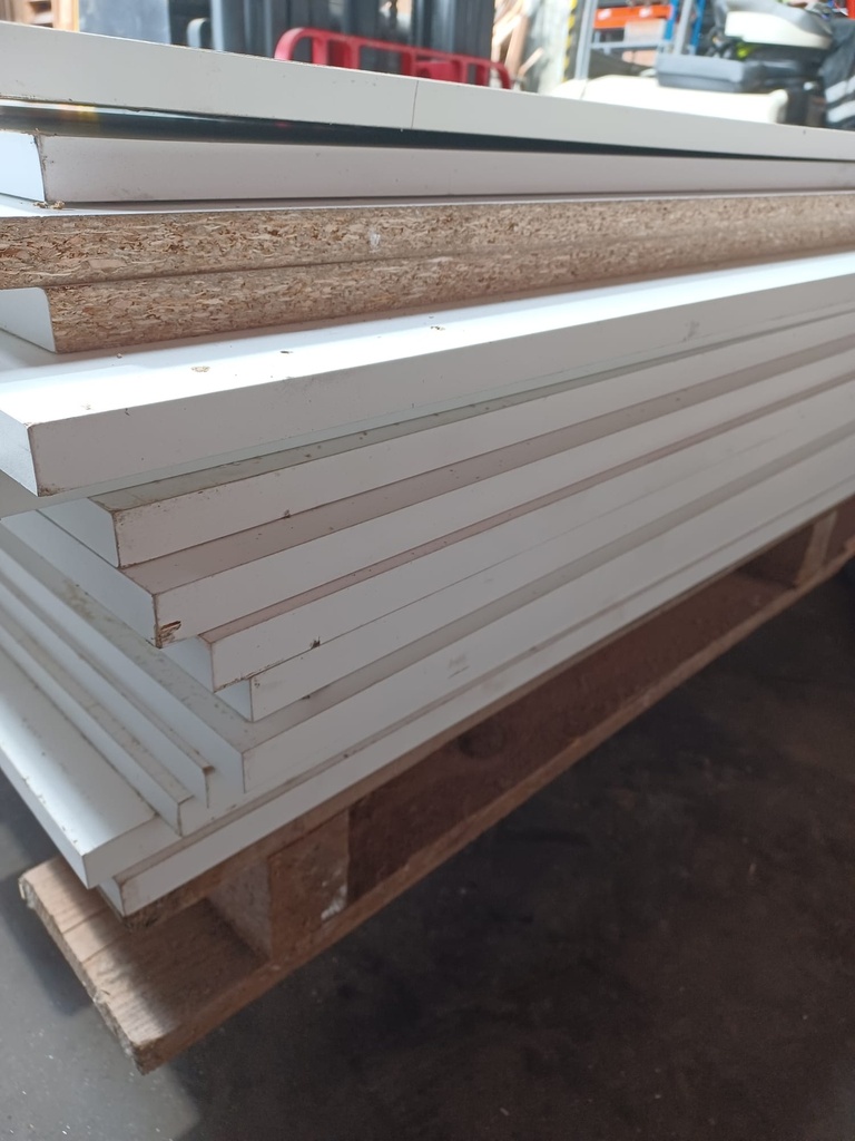 Panneau mélaminé blanc