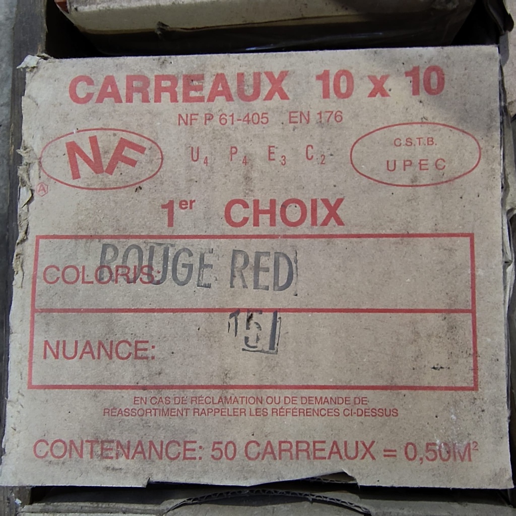 Tomettes rouges 10/10