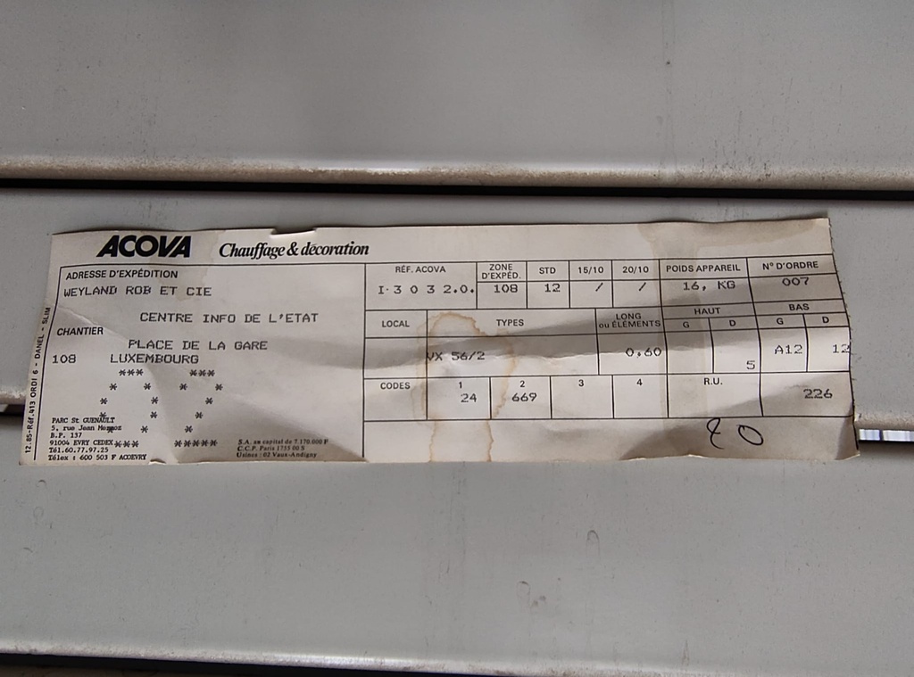 Radiateur acier ACOVA - 60 cm