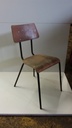 Chaise scolaire - bois & métal