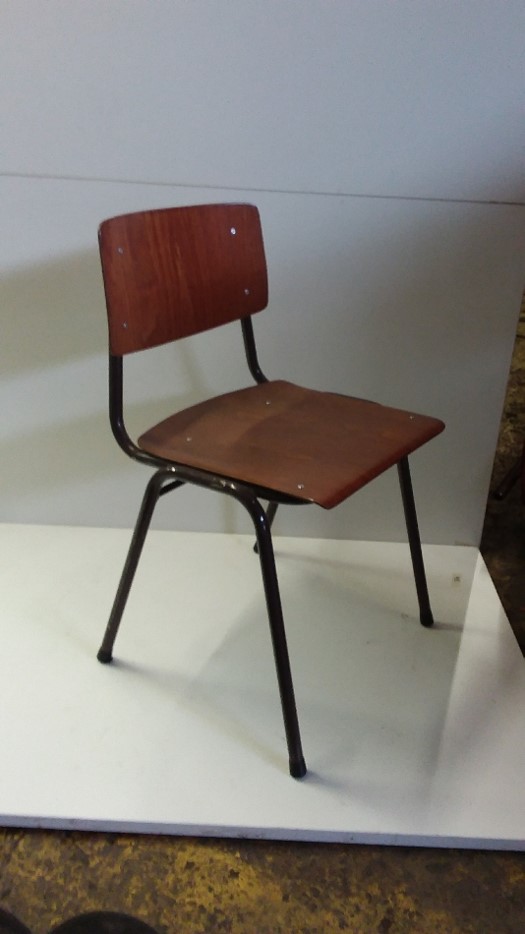 Chaise scolaire - bois & métal