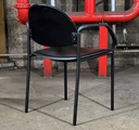 Chaise en simili-cuir