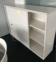 Armoire de bureau gris clair