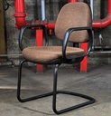 Chaise en tissu Marron