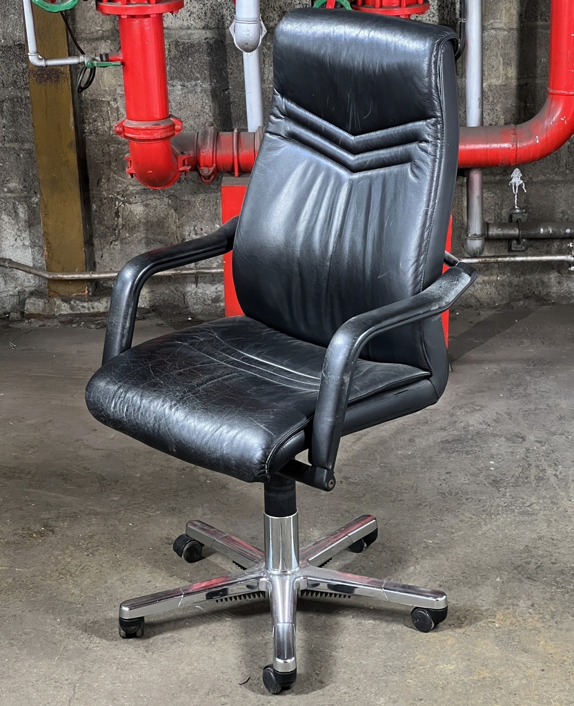 Chaise de bureau en similicuir