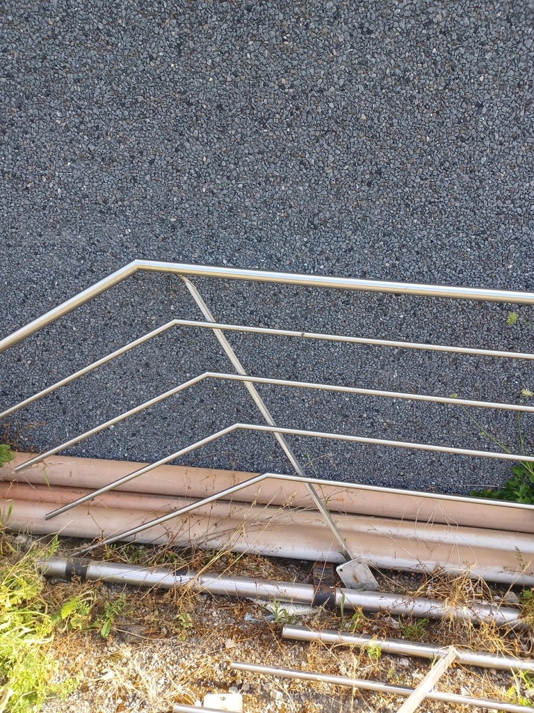 Rampe escalier en inox