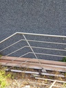 Rampe escalier en inox (322 x 130 (130°))