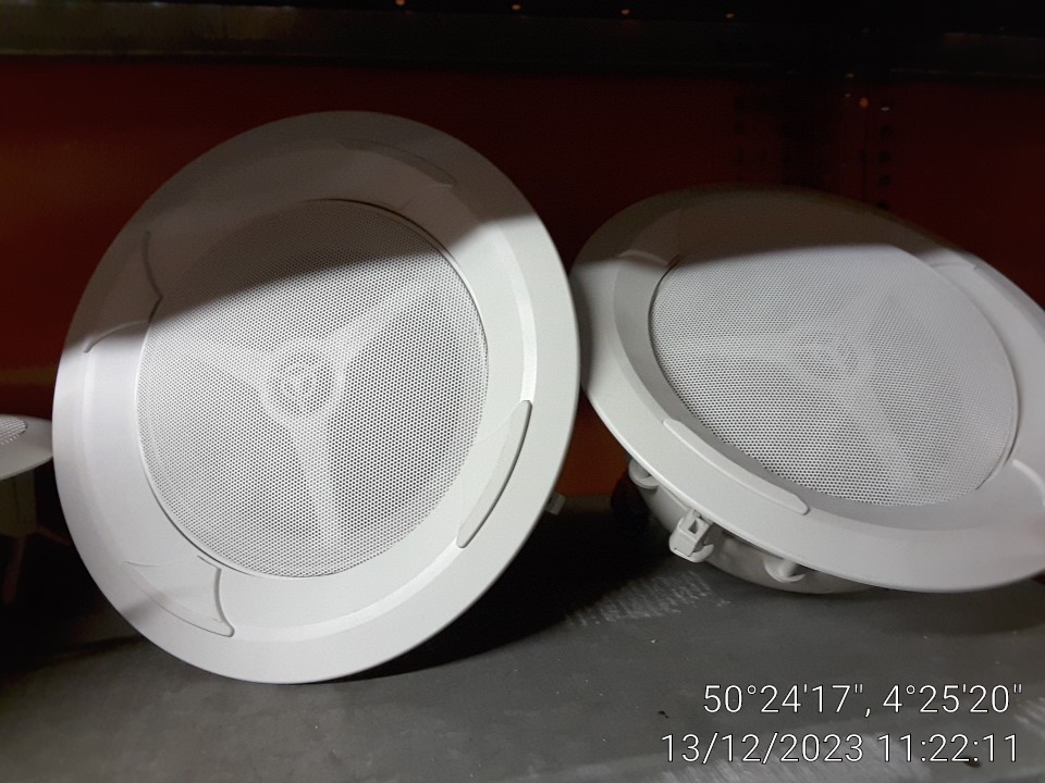 Haut parleur plafonnier orientable