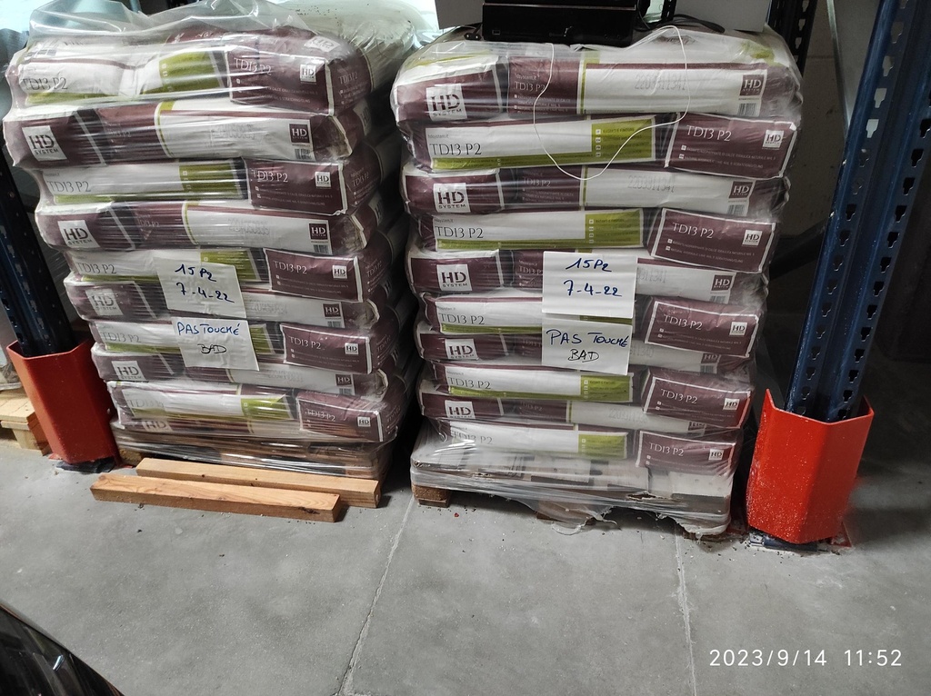 Enduit à la chaux hydraulique