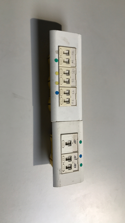 Prises RJ45 pour goulotte