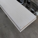 Lambris blanc mat