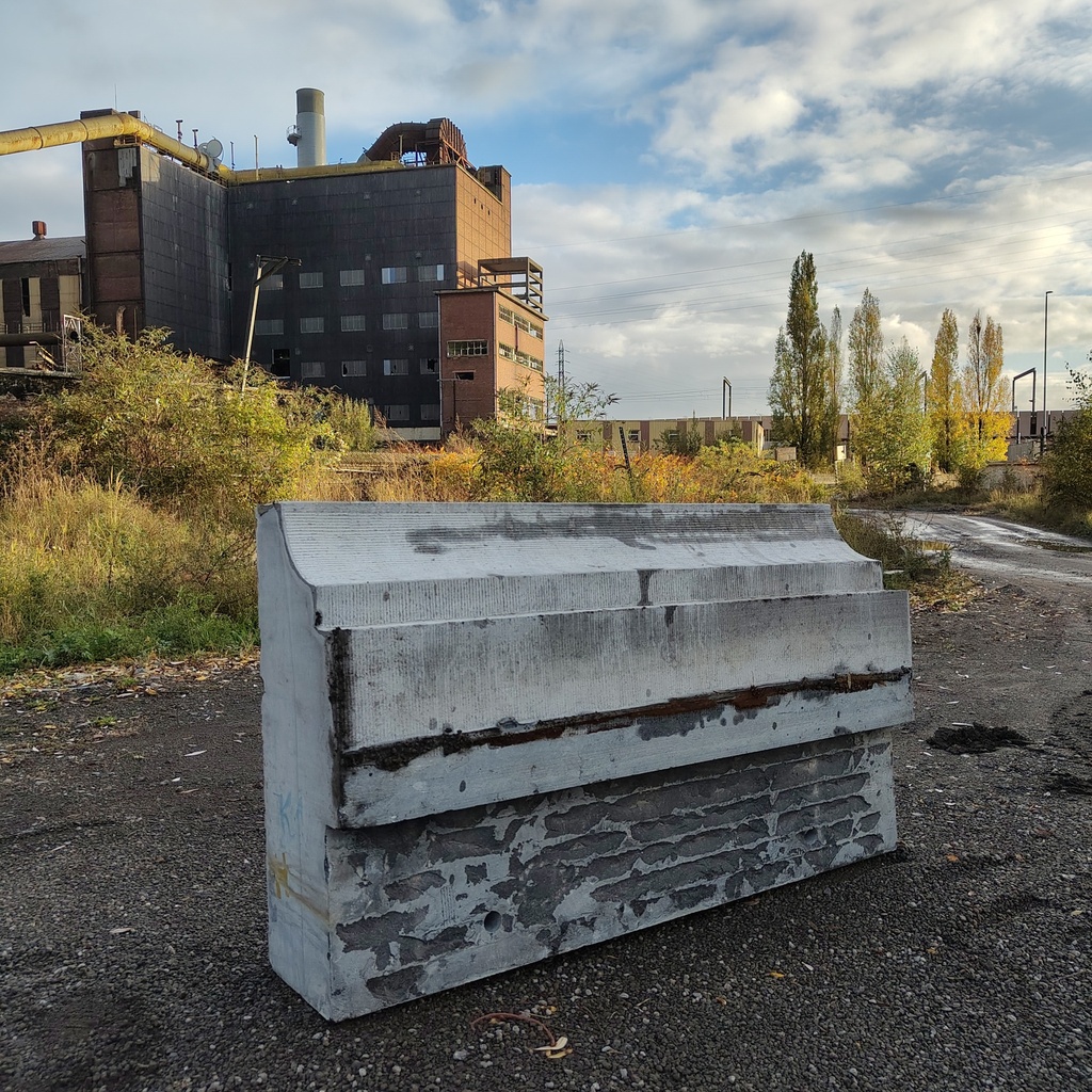 Bordure pierre bleue belge - m