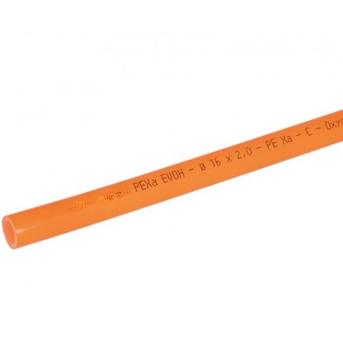 Tube PEX orange au mètre