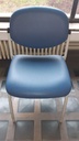 Chaise Bleue - Simili cuir