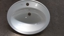 Lavabo ovale blanc (neuf)