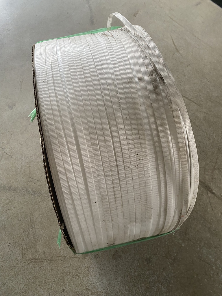 Feuillard plastique pour sangleuse