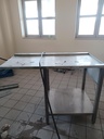 Desserte cuisine inox