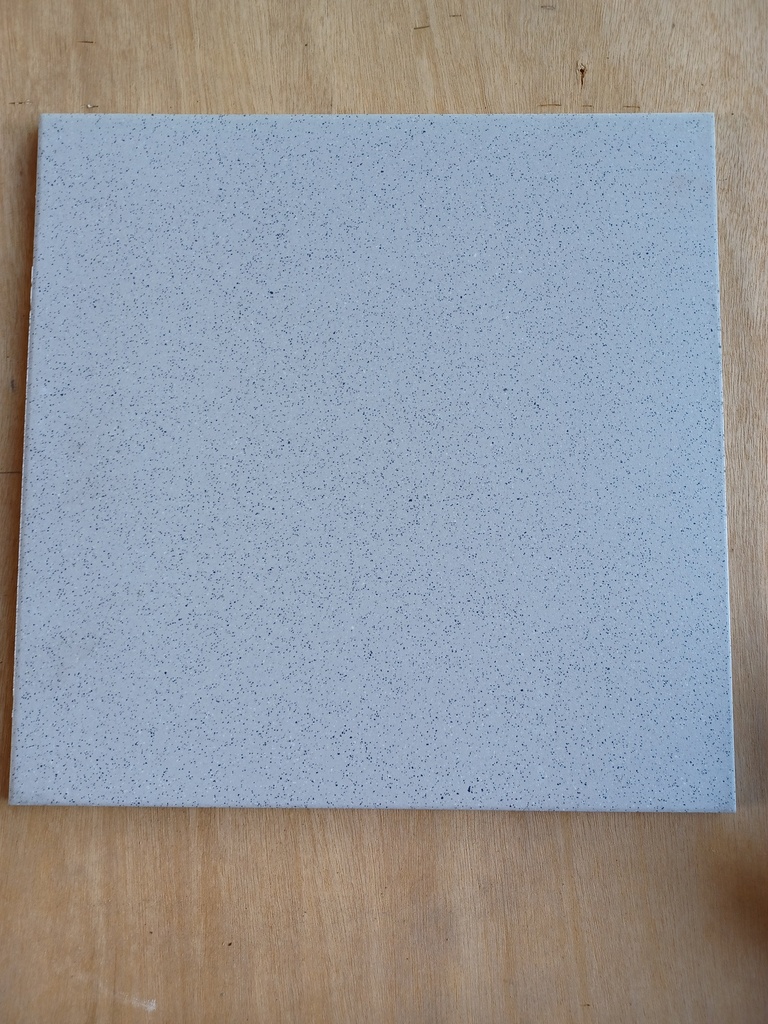 Carrelage gris clair - pièce