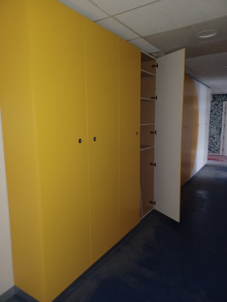 Armoire bureau haute mélaminé