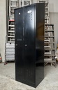 Armoire vestiaire noire - 2p