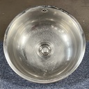 Évier inox rond