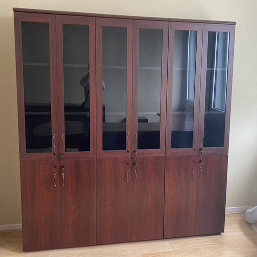 [CFL] Armoire de bureau bois x verre