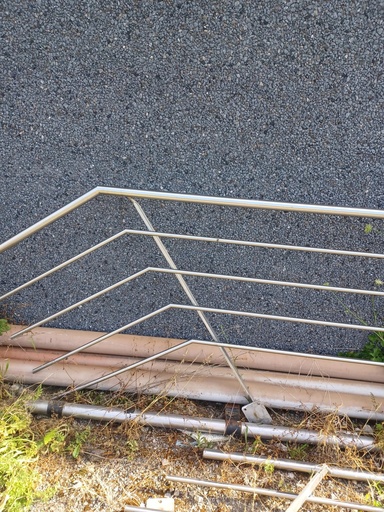 Rampe escalier en inox