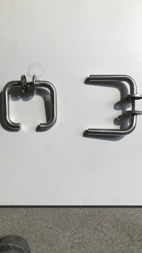 Poignée de porte inox