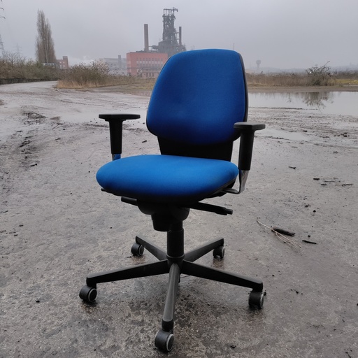 [TECHNOFUTUR] Chaise de bureau bleue