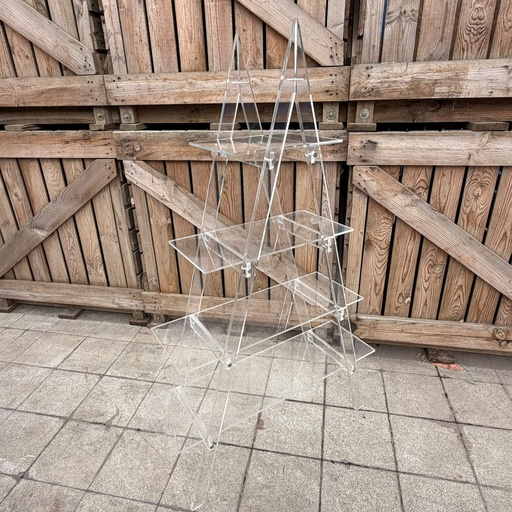 [MARCHIENNE] Étagère pyramide design en Plexiglas