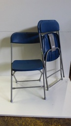 Chaise Pliante bleue - Plastic