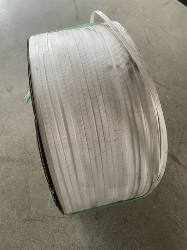 Feuillard plastique pour sangleuse